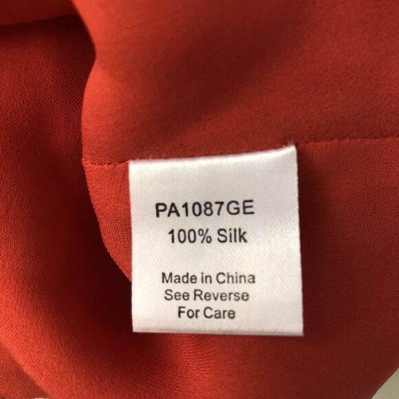 Parker Womens Silk Tank Scoop Neck Sleeveless Racerback Strappy Melon Small NWT - Picture 10 of 12